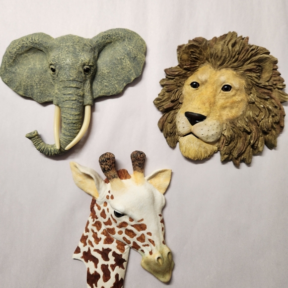 Home interiors 3D animal wall plaques - Picture 11 of 11